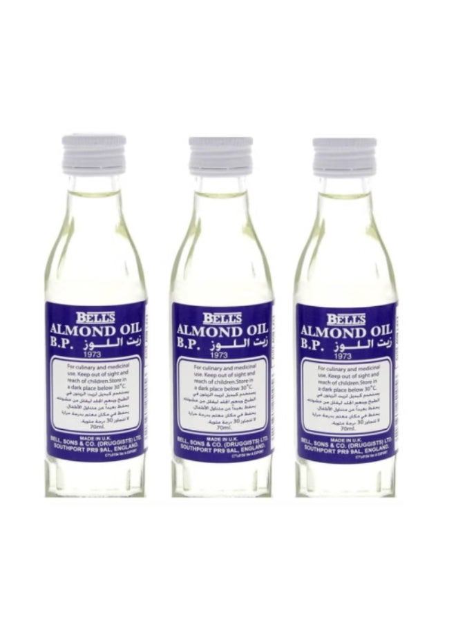 Bell's Almond Oil - Tri Pack 70 ML